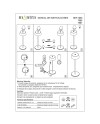 K4 * FAROL CORTEN EXTERIOR PORTATIL LED IP54 3000K